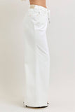 Judy Blue Jeans - HW Featherweight Palazzo Rose Gold Trim W/ Elastic WB
