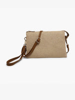 Izzy Straw Woven Crossbody
