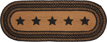 Farmhouse Jute Runner Stencil Stars