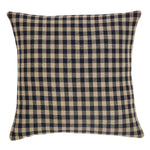 VHC Brands - Black Check Pillow Fabric 16x16