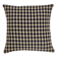 VHC Brands - Black Check Pillow Fabric 16x16