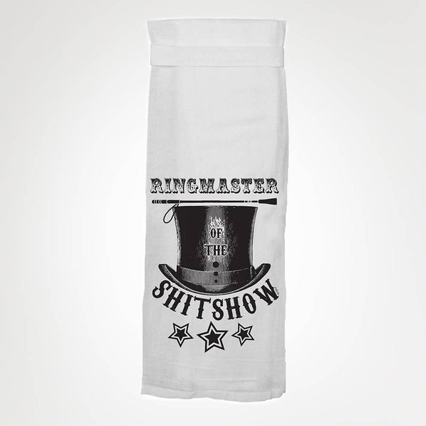 Ringmaster of the Shitshow KITCHEN TOWEL
