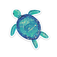 The Farming Artist - Mini Sea Turtle Decal Sticker - Simple Pleasures ~ Bountiful Treasures