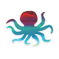 The Farming Artist - Mini Octopus Decal Sticker - Simple Pleasures ~ Bountiful Treasures