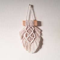 Dandelion and Lily - Small Macrame Wallhanging