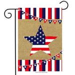 Burlap Patriotic Star - Simple Pleasures ~ Bountiful Treasures