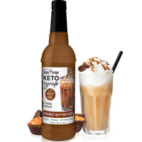 Keto Peanut Butter Cup Syrup with MCT Oil