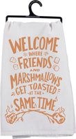 Friends and Marshmallows Get Toasted Towel