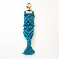 Dandelion and Lily - Boho Macrame Keychain