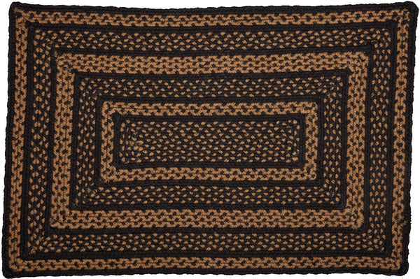 Farmhouse Jute Rug Rect w pad
