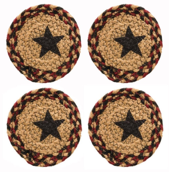 BlackBerry Star Braided Coaster - Simple Pleasures ~ Bountiful Treasures