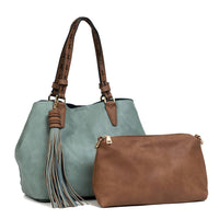 Large Tassel Monogrammable 2 in 1 Satchel