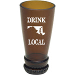 Drink Local Beer Bottle Shot Glass