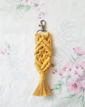 Dandelion and Lily - Boho Macrame Keychain