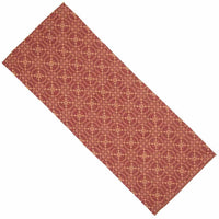 Marshfield Jacquard Table Runner Barn Red