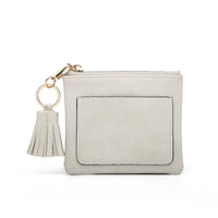 Coin Pouch w/ Tassel Zipper Pull & ID holder