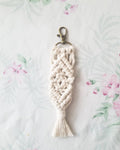 Dandelion and Lily - Boho Macrame Keychain