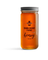 Bumbleberry Farms LLC - Raw + Gently Filtered Clover Honey - 11 OZ - Simple Pleasures ~ Bountiful Treasures