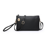 Sarah Crossbody/Clutch w/ Top Zip & Lock Closure