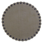 Black Star Scallop Round Tablecloth - Simple Pleasures ~ Bountiful Treasures