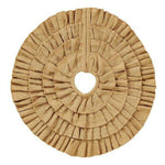 Burlap Ruffled Tree Skirt 48" - Simple Pleasures ~ Bountiful Treasures