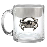Pewter Crab Glass