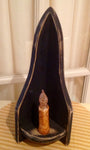 Black Corner Standing Sconce - Simple Pleasures ~ Bountiful Treasures