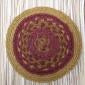 8" Braided Trivet - Simple Pleasures ~ Bountiful Treasures