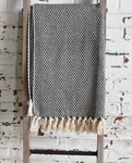 DIAMOND DOT COTTON THROW