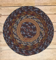 8" Braided Trivet - Simple Pleasures ~ Bountiful Treasures