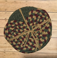 3 PC Braided Trivet Gift Set USA - Simple Pleasures ~ Bountiful Treasures