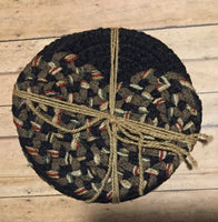 3 PC Braided Trivet Gift Set USA - Simple Pleasures ~ Bountiful Treasures
