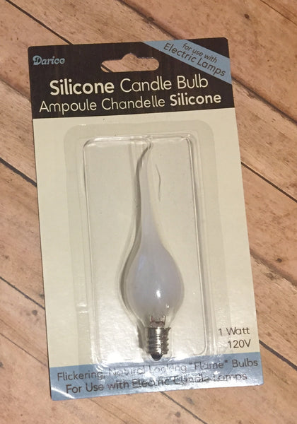 Silicone flicker outlet bulbs
