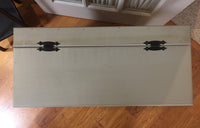 Gray Storage Bench - Simple Pleasures ~ Bountiful Treasures