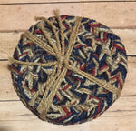 Braided Coaster Set USA - Simple Pleasures ~ Bountiful Treasures