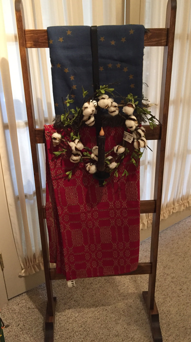 Handmade Vertical Quilt Rack – Simple Pleasures ~ Bountiful Treasures