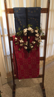 Handmade Vertical Quilt Rack - Simple Pleasures ~ Bountiful Treasures