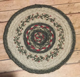 8" Braided Trivet - Simple Pleasures ~ Bountiful Treasures