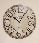 White Distressed Clock - Simple Pleasures ~ Bountiful Treasures