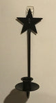 Wrought Iron Star Taper Sconce - Simple Pleasures ~ Bountiful Treasures