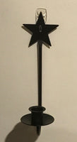 Wrought Iron Star Taper Sconce - Simple Pleasures ~ Bountiful Treasures
