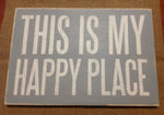 Happy Place Wooden Postcard - Simple Pleasures ~ Bountiful Treasures