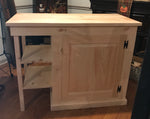Kitchen Island w Open Shelves - Simple Pleasures ~ Bountiful Treasures