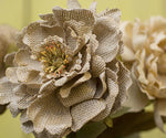 Burlap Peony - Simple Pleasures ~ Bountiful Treasures