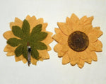 Clip on burlap sunflowers - Simple Pleasures ~ Bountiful Treasures