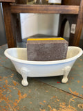 Enamel Claw Foot Tub Soap Dish