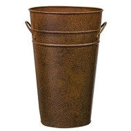 11" Tall Rusty Bucket - Simple Pleasures ~ Bountiful Treasures