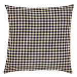 Black Check Euro Sham - Simple Pleasures ~ Bountiful Treasures