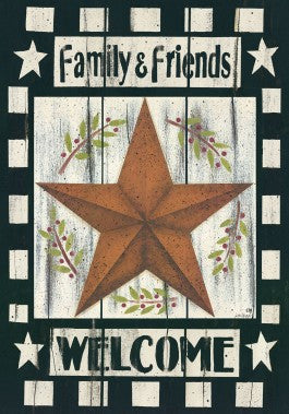 Family & Friends Welcome Star - Simple Pleasures ~ Bountiful Treasures