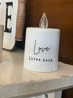 Love Lives -  2.5"x3.5" Pillar Timer